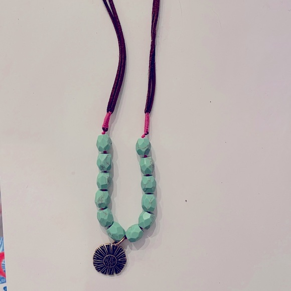 Lucky Brand Boho beaded Lucky neckless - Picture 1 of 9